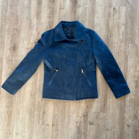 Superlative Fashion Italian Designer Suede
Moto Jacket - Picture 1 of 12